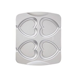 Kurabiye Kalıbı Kalpli 4 Lü Set 29*24 Cm