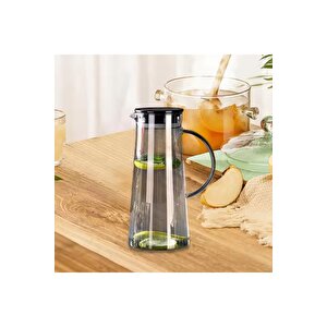 Borosilikat Cam Sürahi 1440 Ml Füme Renk
