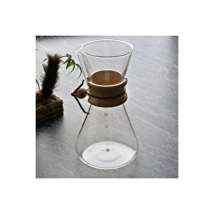 Cam Kahve Demleme Karafı 600 Ml