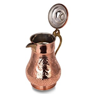 Premium Collection Martı El İşlemeli Bakır Sürahi