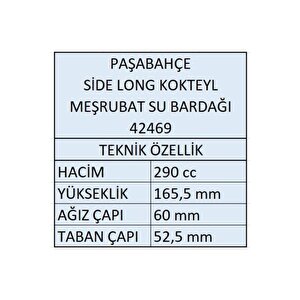 42469 Side Long Kokteyl Meşrubat Su Bardağı 12 Adet Kokteyl Votka Bardağı