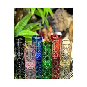 Bohemia Kristal Lüsterli Meşrubat Bardak 280 Cc 6 Adet