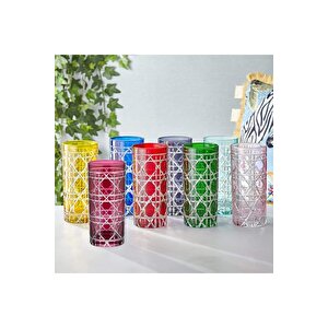 Bohemia Kristal Lüsterli Meşrubat Bardak 280 Cc 6 Adet