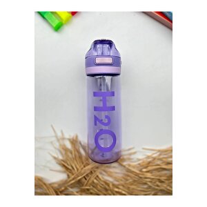 H2o Polikarbon Matara 650 Ml Lila Renk
