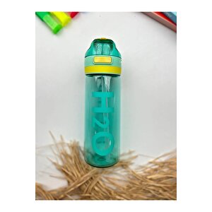 H2o Polikarbon Matara Pipetli 800 Ml Yeşil Renk