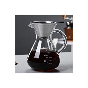 Chemex Filtreli Kahve Demliği  600 Ml Borosilikat Cam