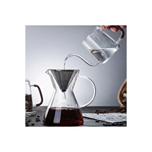 Chemex Filtreli Kahve Demliği  600 Ml Borosilikat Cam