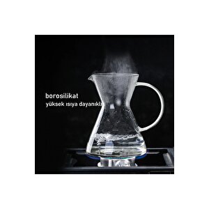 Chemex Filtreli Kahve Demliği  600 Ml Borosilikat Cam