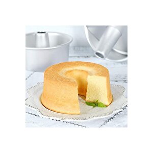 Kek Kalıbı Yuvarlak Şekil Alüminyum 1 Adet Ağız Çapı 22 Cm Yükseklik 8 Cm