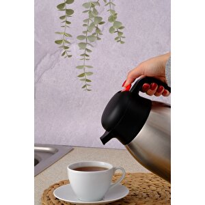 Paslanmaz Çelik Çay Termosu 1.5 Litre | 12-24 Saat Soğuk, 8-12 Saat Sıcak Tutma | Paslanmaz Çelik