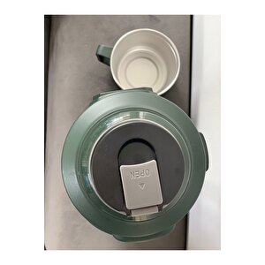 Paslanmaz Çelik 3,2 Litre Termos Haki Renk 24 Saat Sıcak 48 Saat Soğuk Kamp Piknik Seyahatte
