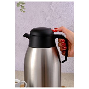 2 Litre Paslanmaz Çift Kat Çelik Çay Termosu - 1200a