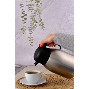 2 Litre Paslanmaz Çift Kat Çelik Çay Termosu - 1200a