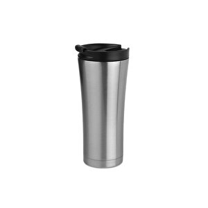 380 Ml Çelik Çift Katlı Mug Termos Flip Kapak