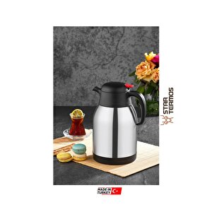 2 Litre Çift Kat Paslanmaz Çelik Termos ( Piknik Kamp Outdoor Ofis Otel Kafe Okul )