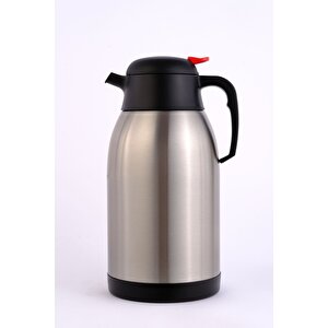 Paslanmaz Çelik Çay Termosu 2.5 Litre | 12-24 Saat Soğuk, 8-12 Saat Sıcak Tutma | Paslanmaz Çelik