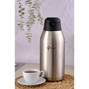 3 Litre Çift Katlı Çelik Çay Termosu Png-1300b