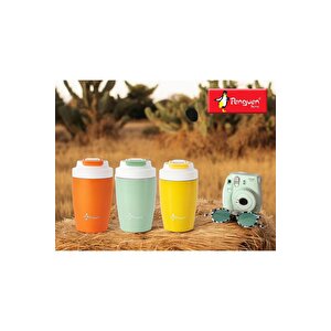 400 Ml Tombi̇k Mug Termos Pi̇petli̇ Renkli̇