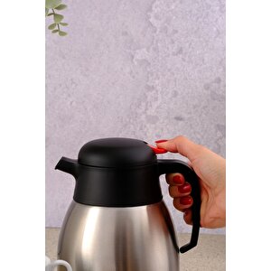 Paslanmaz Çelik Çay Termosu 2 Litre | 12-24 Saat Soğuk, 8-12 Saat Sıcak Tutma | Paslanmaz Çelik