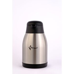 Paslanmaz Çelik Çay Termosu 2 Litre | 12-24 Saat Soğuk, 8-12 Saat Sıcak Tutma | Paslanmaz Çelik