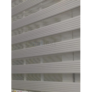 Gri Geniş Plise  Zebra Perde 130x190 cm