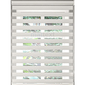 Beyaz Dar Plise  Zebra Perde 100x240 cm