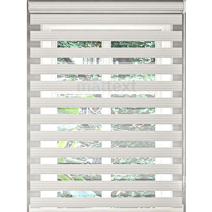 Beyaz Dar Plise  Zebra Perde 150x230 cm