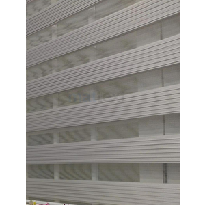Gri Geniş Plise  Zebra Perde 100x250 cm