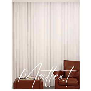 Beyaz Pvc Dikey Perde  Döndürülebilen Tam Açık Ya Da Tam Kapalı  Pvc Dikey 703 230x200 cm