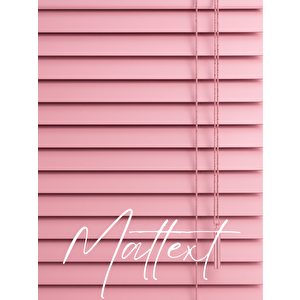 Pembe Alüminyum Jaluzi Perde - 25m 110x190 cm