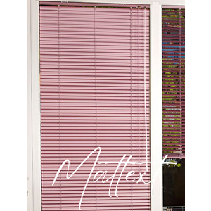 Pembe Alüminyum Jaluzi Perde - 25m 110x190 cm
