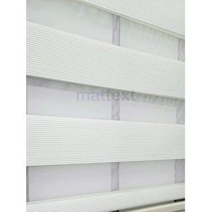 Ekru Micro Plise  Zebra Perde  Dilimsiz 180x220 cm
