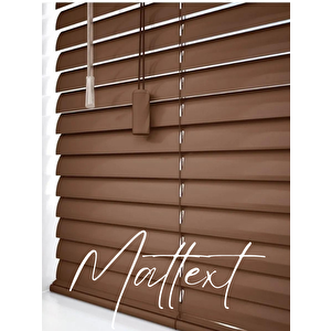 Kahverengi Alüminyum Jaluzi Perde - 25m 160x160 cm