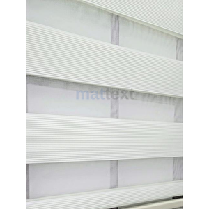 Ekru Micro Plise  Zebra Perde  Dilimsiz 110x230 cm