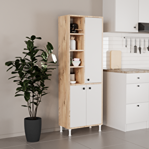 Selen Çok Amaçlı Mutfak Banyo Dolabı Atlantik Çam