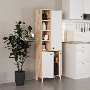 Selen Çok Amaçlı Mutfak Banyo Dolabı Atlantik Çam