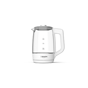 Akıllı Cam Kettle 1.7 Lt Wi-fi 2200 W App Kontrol Sesli Asistan Desteği Cam Su Isıtıcı Beyaz X7103