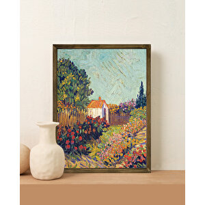 Çiçek Bahçesi Çerçeveli Poster 30x40 cm