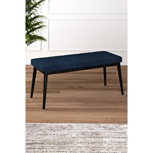 Arven Serisi 80x132 Açılabilir Mdf Siyah Mermer Desen Mutfak Masa Takımı 4 Sandalye 1 Bench