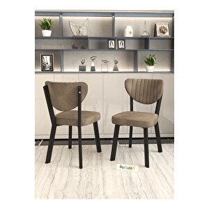 Aras 70x110cm Beyaz Mutfak Masası, Mutfak Masası Takımı, Yemek Masası, 4 Kahverengi Sandalye