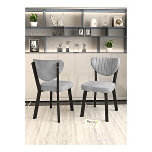 Aras 70x110cm Efes Mutfak Masası, Mutfak Masası Takımı, Yemek Masası, 4 Gri Sandalye