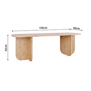 B0030 Beca Tv Ünitesi 100 Cm Meşe Tv Sehpası, Televizyon Ünitesi Minimalist Modern 45 Inç Tv Ünitesi