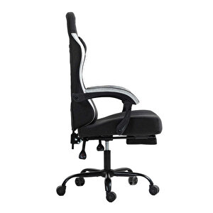 Adore Gaming Throne Oyuncu Koltuğu - Siyah/gri Kumaş 62x117-127x62 Cm