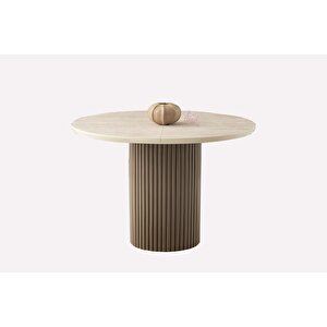 Açılır Yuvarlak Hilton Mdf Masa Mutfak,salon,yemek Odası Masası
