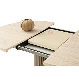 Açılır Yuvarlak Hilton Mdf Masa Mutfak,salon,yemek Odası Masası