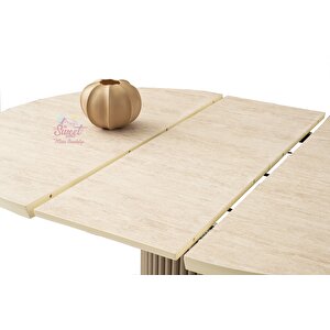 Açılır Yuvarlak Hilton Mdf Masa Mutfak,salon,yemek Odası Masası