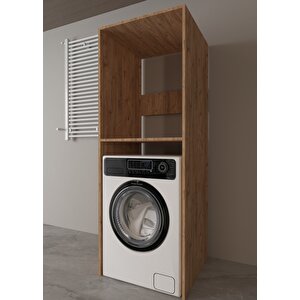 Safir Meşe Çekmecesiz Çamaşır Makinesi Dolabı