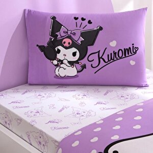 Lisanslı Kuromi Tek Kişilik Pamuk Nevresim Takımı