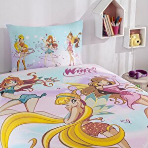 Lisanslı Winx Magic Tek Kişilik Pamuk Nevresim Takımı