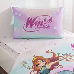 Lisanslı Winx Magic Tek Kişilik Pamuk Nevresim Takımı